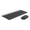 5099206086463-Logitech MK470 - Ensemble clavier et souris sans fil - ultra fin - Azerty - graphite-Angle gauche-2