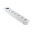 3415547600144-otio - Multiprise parafoudre 5 prises avec interrupteur - blanc-Avant-0