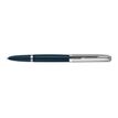 3026981235023-Parker 51 - Stylo plume - résine bleu nuit et finition chrome-Angle gauche-0