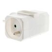 3545411906369-Zenitech - Triplite - 2x 16A + 1x 6A - Latérale - Blanc-Angle gauche-0