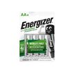 7638900249101-ENERGIZER Power Plus - 4 piles alcalines rechargeables - AA LR06-Avant-1