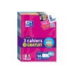 3020120024349-Oxford Openflex - 4 Cahiers polypro 24 x 32 cm - 96 pages - grands carreaux (seyès) - disponible dans-Avant-0