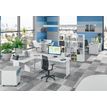 3253310174863-Bureau droit DUAL - L120 - Pieds blanc - plateau blanc--1