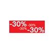 APLI - Signe - Affiche - 30% discount - pour les soldes - 690 x 240 mm