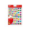 Apli Kids - 624 stickers cœurs - couleurs assorties