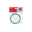 8410782140962-Apli - Kit artisanal de bijoux - 1.5 x 5 mm - vert - fil métallique-Avant-0