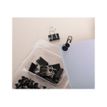 3130630148517-Exacompta Iderama - Kit de 58 attaches (pince-notes, trombones et punaises) - noir-Angle gauche-1