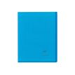 Clairefontaine Koverbook - Cahier polypro 17 x 22 cm - 96 pages - grands carreaux (Seyes) - bleu