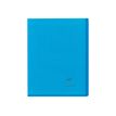 Clairefontaine Koverbook - Cahier polypro 17 x 22 cm - 96 pages - grands carreaux (Seyes) - bleu