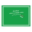 3462620097957-Bequet Ardoisine - 3 Pancartes vertes - 49,5 x 69,5 cm - double face-Avant-0