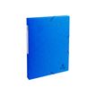 Exacompta Exabox - Boîte de classement en carte lustrée - dos 25 mm - bleu