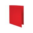 3288583301128-Exacompta Super 210 - 5 Paquets de 100 Chemises - 210 gr - rouge-Angle droit-1