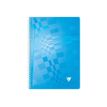 Clairefontaine Crystalline Polypro - Cahier - A4 - 180 pages - petits carreaux - disponible dans différentes couleurs