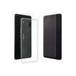 3663111139259-Muvit - kit coque souple + protection verre trempé pour NOKIA 1+ - transparent-Avant-0