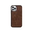 0840104215883-OtterBox Strada Series Folio - porte folio en cuir pour iPhone 12, 12 Pro - marron-Arrière-5