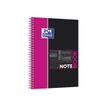 3020120121222-Oxford Etudiants - Cahier Notebook B5 (19 x 25 cm) - 160 pages - grands carreaux (Seyes) - double spirale - disponib-Angle gauche-6