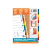 Oxford StrongLine - Intercalaire 12 positions - A4 - carte blanche
