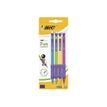 3086123000605-BIC Matic Grip - Pack de 4 porte mines rétractable - HB - 0.7 mm - moyen - avec gomme-Avant-1