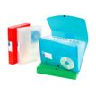 Viquel Propyglass - Classeur ménager (valisette trieur) 12 onglets - avec pochette CD - disponible dans différentes couleurs