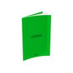 Conquérant Classique - Cahier polypro 24 x 32 cm - 96 pages - grands carreaux (Seyes) - vert