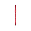 Pentel - Feutre pinceau à pointe souple - rouge