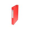 Exacompta Exabox - Boîte de classement en carte lustrée - dos 40 mm - rouge
