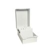 9002493041998-Exacompta - 6 Boîtes à fiches avec 2 intercalaires - A5 - pour 1200 cartes - gris lumièr-Angle gauche-1