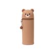 Legami Kawaï Teddy Bear - Trousse Pot à crayons 2-en-1 - silicone