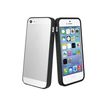 Muvit Crystal Bump - Coque de protection pour iPhone 5, 5s, SE - noir, transparent