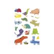 3609510910310-Maildor - 6 feuilles gommettes animaux-Avant-1