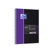 3020120121222-Oxford Etudiants - Cahier Notebook B5 (19 x 25 cm) - 160 pages - grands carreaux (Seyes) - double spirale - disponib-Angle gauche-4
