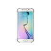Samsung Clear Cover EF-QG925B - Coque de protection pour Galaxy S6 edge - argenté