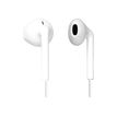 3303170105160-T'nB C-BUDS - Kit main libre - Ecouteurs filaire avec micro - intra-auriculaire - blanc-Avant-3