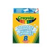 Crayola - 8 Marqueurs - couleurs assorties - large