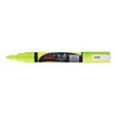 UNI CHALK - Marqueur craie - pointe fine conique - jaune fluo