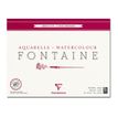 Clairefontaine Fontaine - Bloc de papier aquarelle grain fin - 30 x 40 cm - 25 feuilles - 300 g/m²