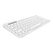 5099206089051-Logitech K380 - clavier minimaliste sans fil - blanc -Avant-2