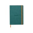 RHODIA Rhodiarama - Carnet souple A5 - 160 pages - pointillés - paon