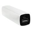 BigBen - powerbank / batterie de secours rechargeable pour smartphone + câble USB/Micro USB -  2200 mAh - blanc