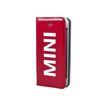 MINI Folio case - Protection à rabat  pour Apple iPhone 5, 5s - vinyle rouge