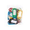 0400007680128-Reskal - 20 porte-clés plastiques - couleurs assorties-Avant-0