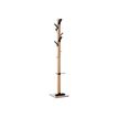 Porte-manteau en bois naturel avec porte parapluie EASYCLOTH - noir