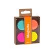Apli Fluor Collection - 4 aimants - couleurs assorties