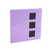 3130630166672-Exacompta Aquarel - Album photos 29 x 32 cm - mauve-Angle gauche-1