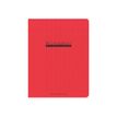 Conquérant Classique - Cahier polypro 17 x 22 cm - 96 pages - grands carreaux (Seyes) - rouge