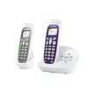 3425163556299-Sagemcom D271A Duo - téléphone sans fil - système de répondeur avec ID d'appelant + comb-Angle droit-0