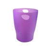 Exacompta Ecobin - Corbeille à papier 15L - violet translucide