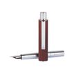 3108722404124-Oberthur Ottawa - Stylo plume - acajou-Angle gauche-3