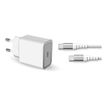 3571211493662-BIGBEN Connected - Force Power Lite - Chargeur secteur pour smartphone - 25W Power Delivry + Cable Renforcé USB C/US-Angle droit-0