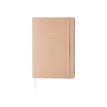 Oberthur Marquise - Carnet de notes souple A5 - 192 pages - ligné - pêche